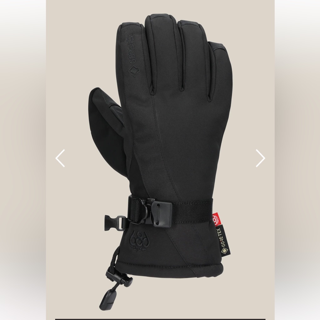686 Gore-Tex Women’s Small Ski Glove With Wrist Strap